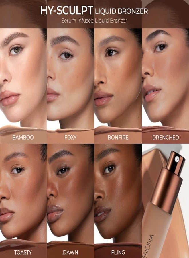 Natasha Denona HY-SCULPT LIQUID BRONZER Serum-Infused Liquid Bronzer - Dawn - Image 4